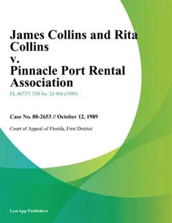 james collins and rita collins v. pinnacle port rental association imagen de la portada del libro