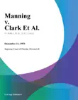 Manning v. Clark Et Al. synopsis, comments