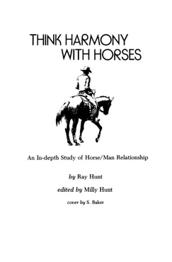 think harmony with horses book cover image