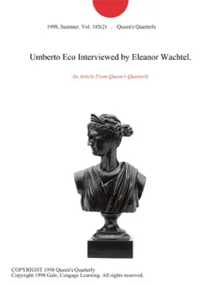 umberto eco interviewed by eleanor wachtel. book cover image
