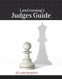 lawcrossing's judges guide book cover image