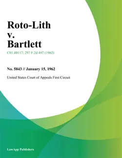 roto-lith v. bartlett book cover image