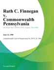 Ruth C. Finnegan v. Commonwealth Pennsylvania synopsis, comments