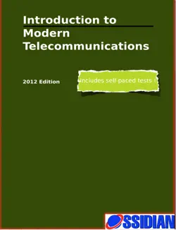 introduction to modern telecommunications book cover image