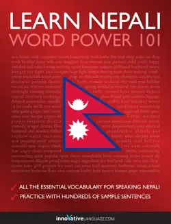 learn nepali - word power 101 book cover image