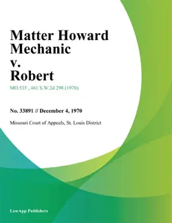 matter howard mechanic v. robert book cover image