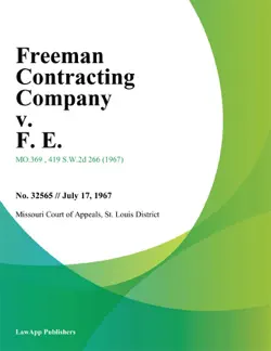 freeman contracting company v. f. e. imagen de la portada del libro