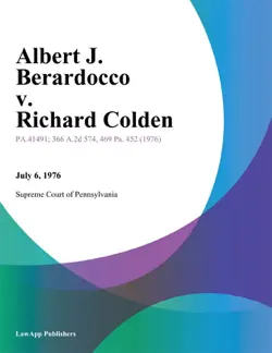 albert j. berardocco v. richard colden book cover image
