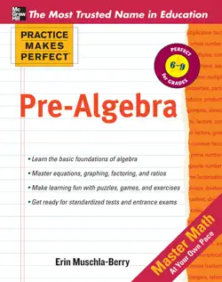 practice makes perfect pre-algebra book cover image
