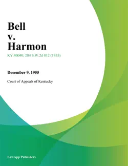 bell v. harmon imagen de la portada del libro