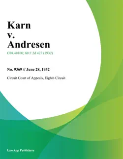 karn v. andresen book cover image
