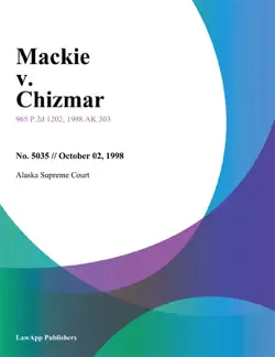 mackie v. chizmar book cover image