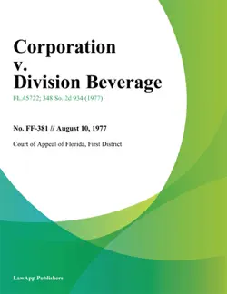 4245 corporation v. division beverage book cover image