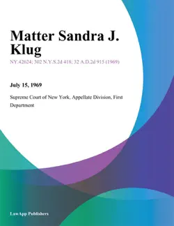 matter sandra j. klug book cover image