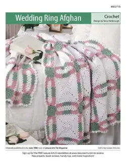wedding ring afghan book cover image