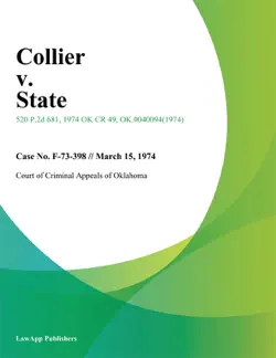 collier v. state book cover image