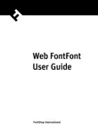 Web FontFont User Guide synopsis, comments