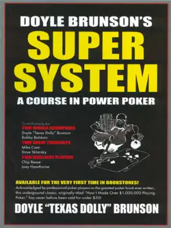 doyle brunson's super system book cover image