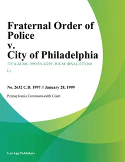 fraternal order of police v. city of philadelphia book cover image