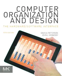 computer organization and design book cover image