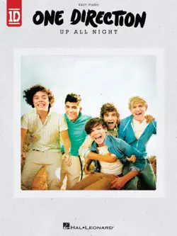 one direction - up all night - easy piano songbook book cover image
