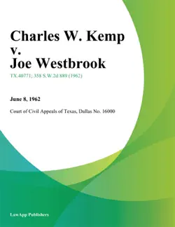 charles w. kemp v. joe westbrook imagen de la portada del libro