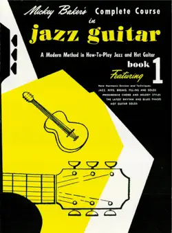 mickey baker's complete course in jazz guitar (music instruction) book cover image