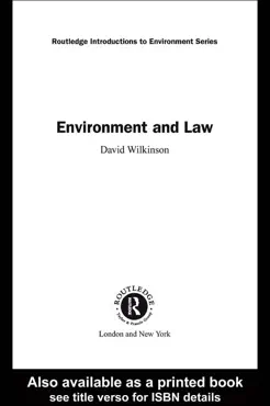 environment and law book cover image