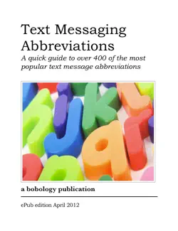 text messaging abbreviations book cover image