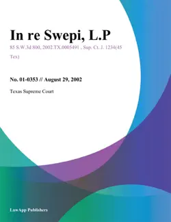 in re swepi book cover image