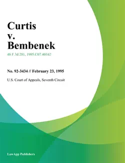 curtis v. bembenek book cover image