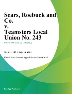 sears, roebuck and co. v. teamsters local union book cover image