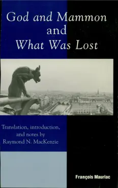 god and mammon and what was lost book cover image
