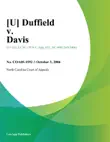 Duffield v. Davis synopsis, comments