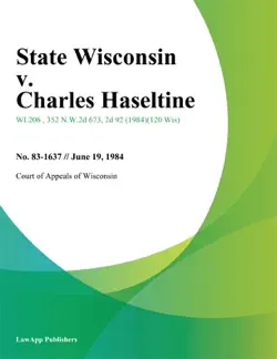 state wisconsin v. charles haseltine book cover image