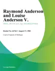 Raymond Anderson and Louise Anderson V. sinopsis y comentarios