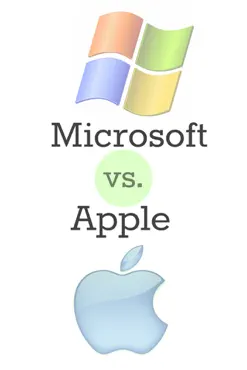 apple vs. microsoft book cover image