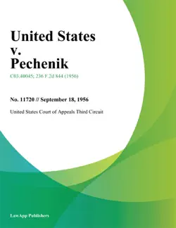 united states v. pechenik book cover image