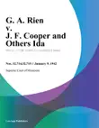 G. A. Rien v. J. F. Cooper and Others Ida synopsis, comments