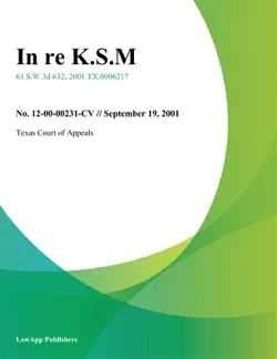 in re k.s.m. book cover image