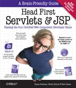 head first servlets and jsp book cover image