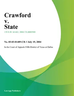 crawford v. state book cover image
