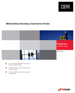 ibm smartcloud: becoming a cloud service provider book cover image