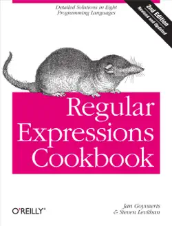 regular expressions cookbook book cover image