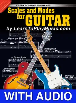 scales and modes for guitar - progressive lessons with audio book cover image