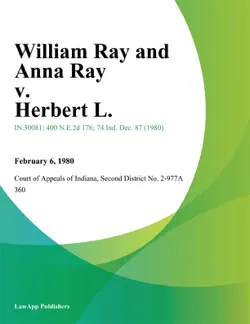 william ray and anna ray v. herbert l. book cover image