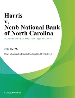 harris v. ncnb national bank of north carolina book cover image