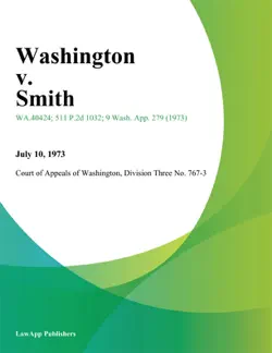 washington v. smith book cover image