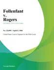Follenfant v. Rogers synopsis, comments