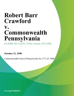 robert barr crawford v. commonwealth pennsylvania book cover image